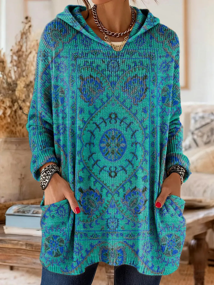 Aimee | Cozy Hooded Knit Sweater