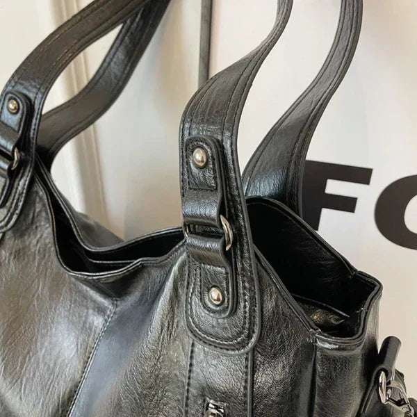 Rae | Classic Leather Handbag