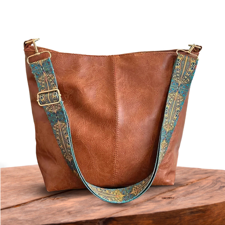 Linda | Vintage Charm Leather Shoulder Bag