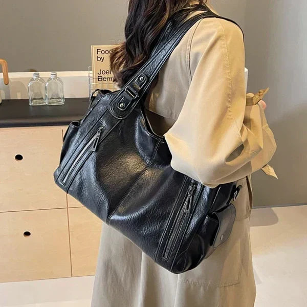 Rae | Classic Leather Handbag