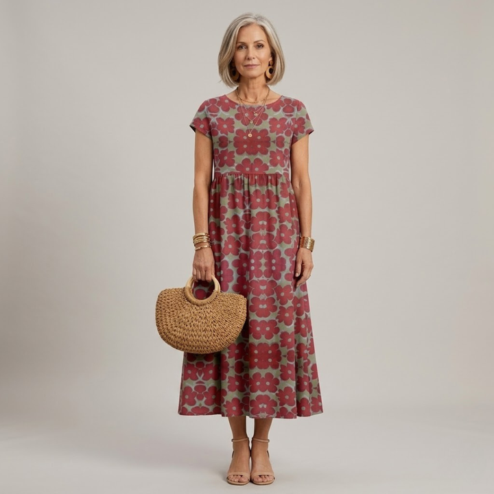 Elsie | Elegant Flowing Floral Dress
