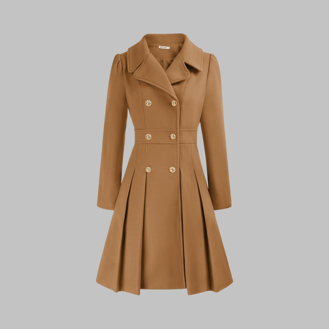 Amelia | Elegant Long Sleeve Coat
