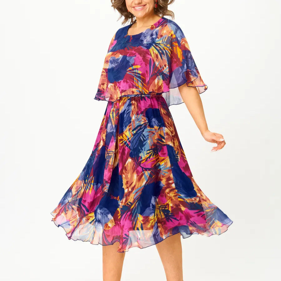 Alice | Elegant Summer Chiffon Dress