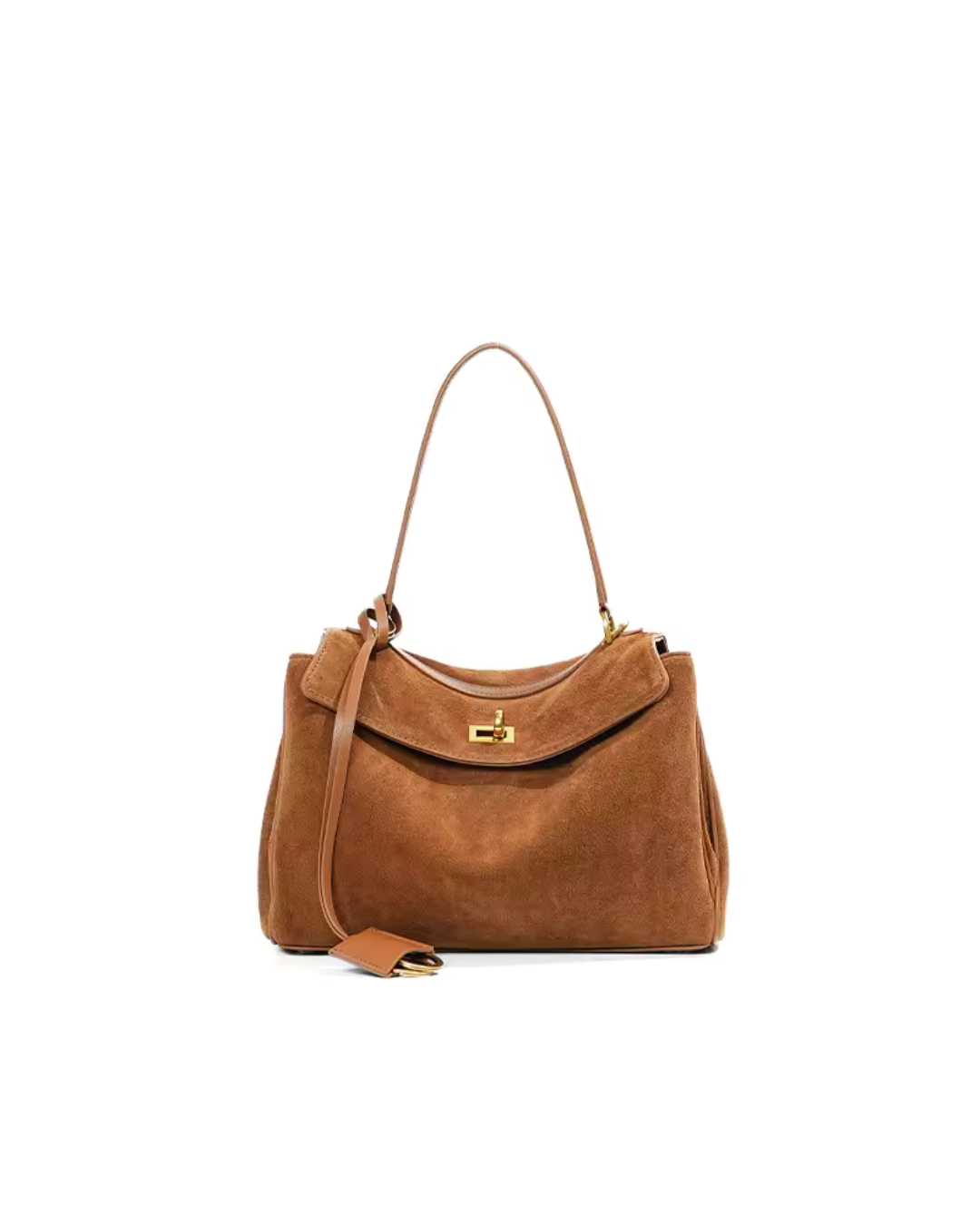 La Dame Sac | Suede Flap Bag