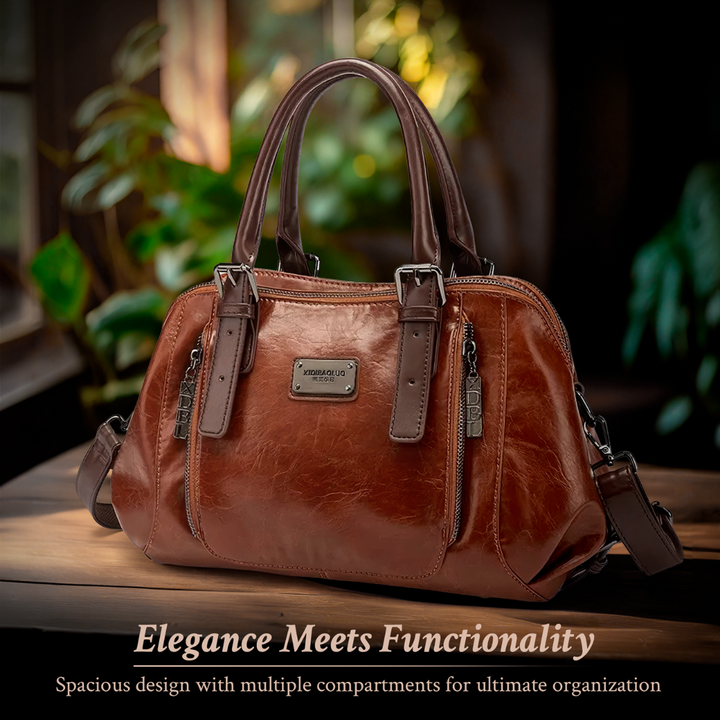 Katherine | Luxe Statement Leather Handbag