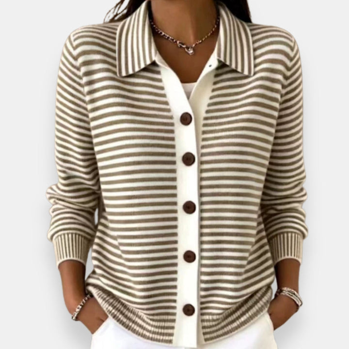 Rachel | Classic Striped Cardigan