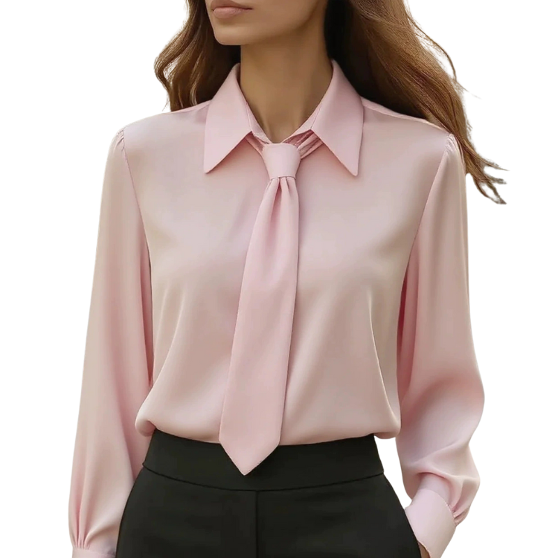 Jonnie | Modern Tie Detail Long Sleeve Shirt