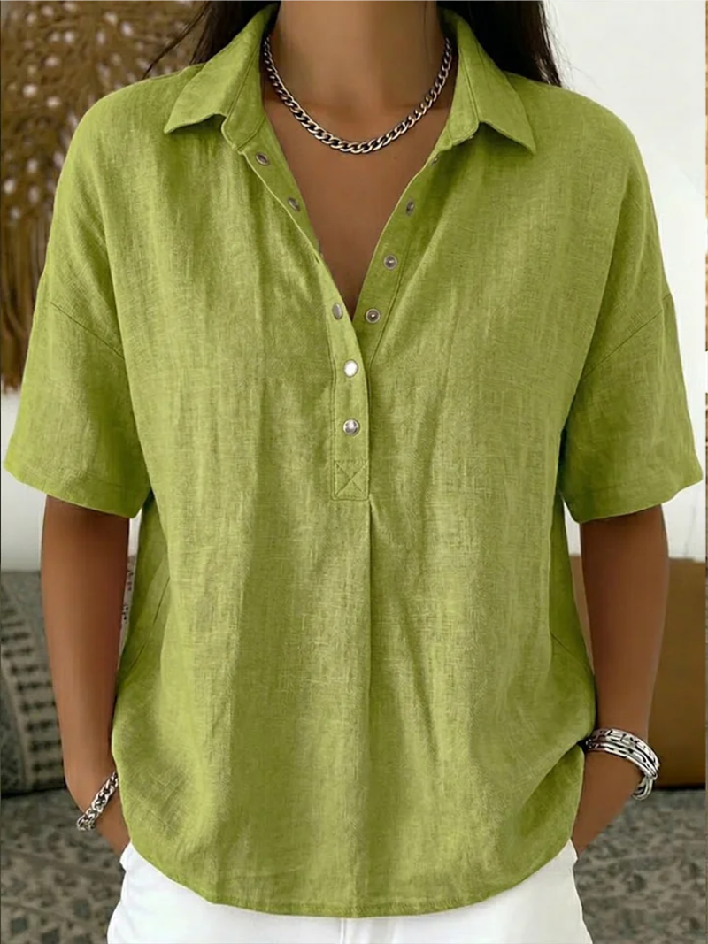 Arabella | Relaxed Fit Button Blouse