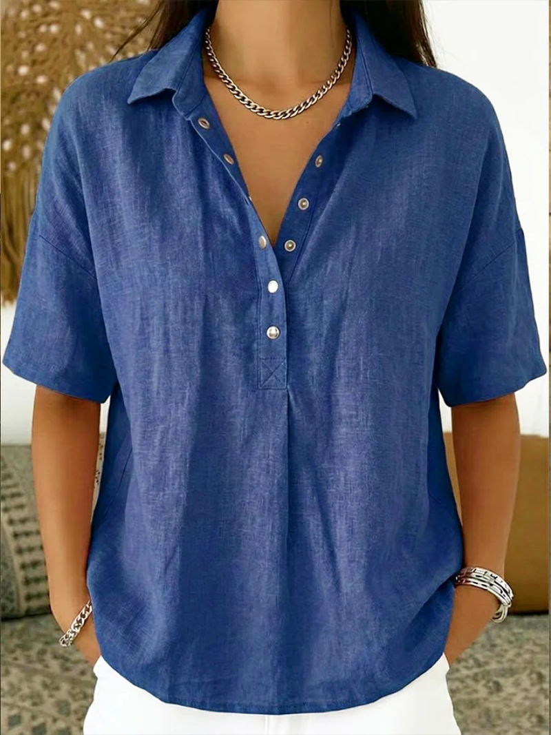 Arabella | Relaxed Fit Button Blouse
