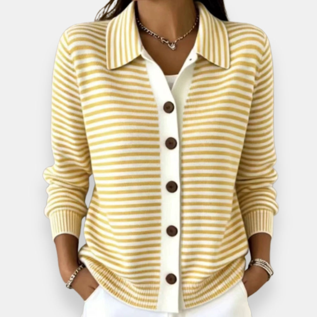 Rachel | Classic Striped Cardigan