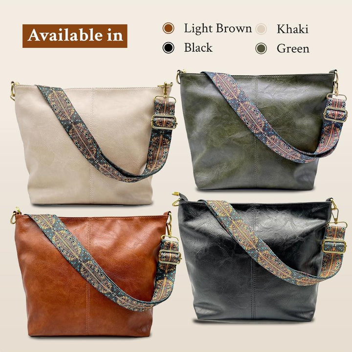 Linda | Vintage Charm Leather Shoulder Bag