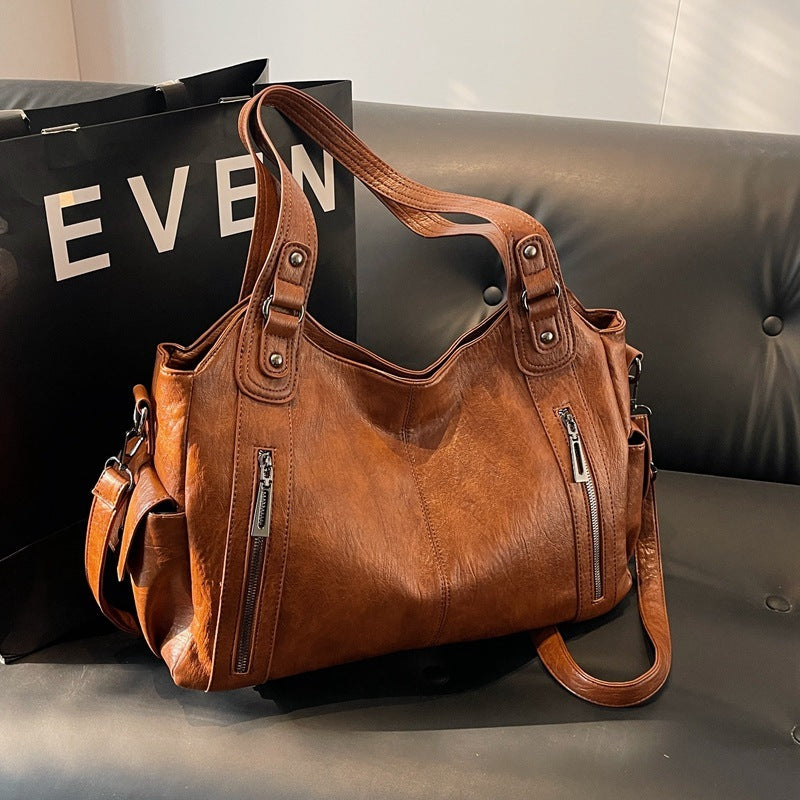 Rae | Classic Leather Handbag