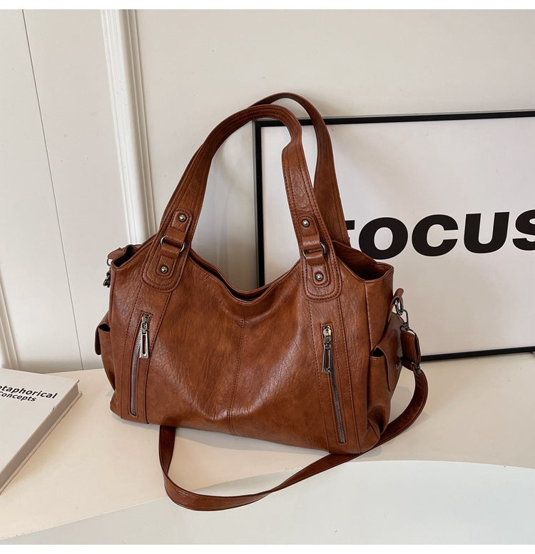 Rae | Classic Leather Handbag