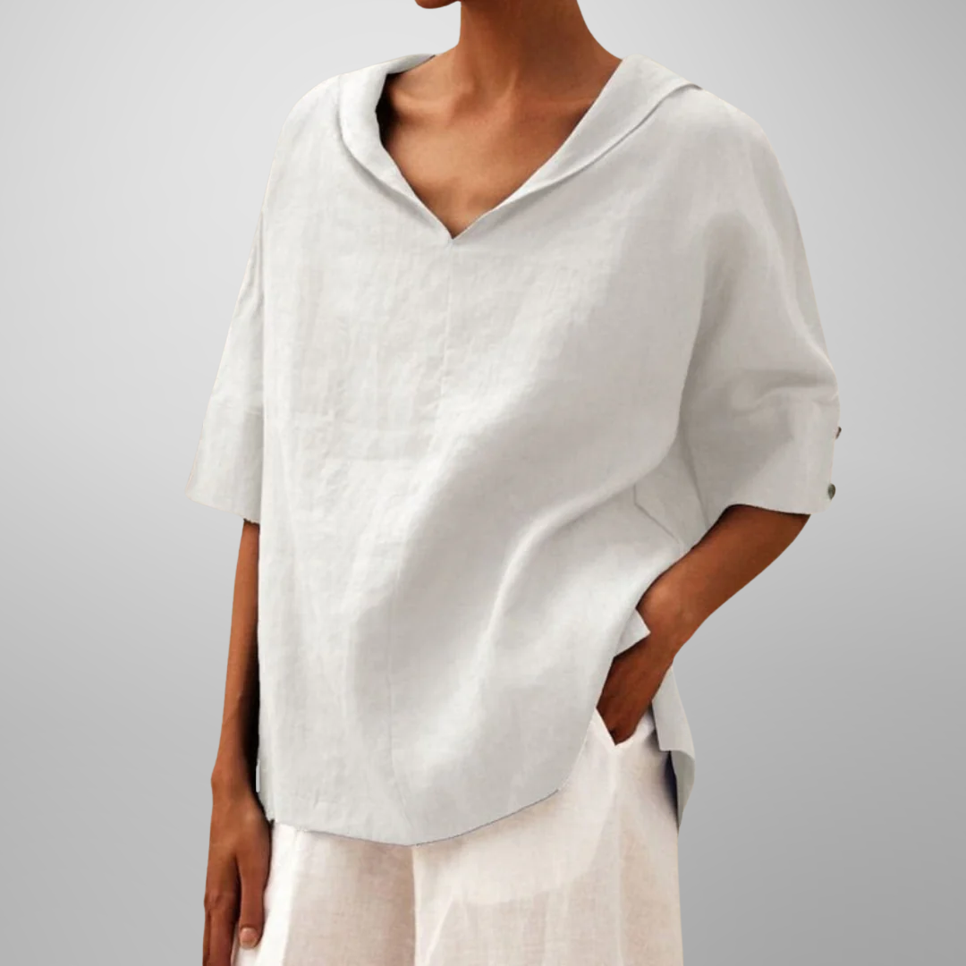 Lucy | Cotton Loose-Fitting Blouse