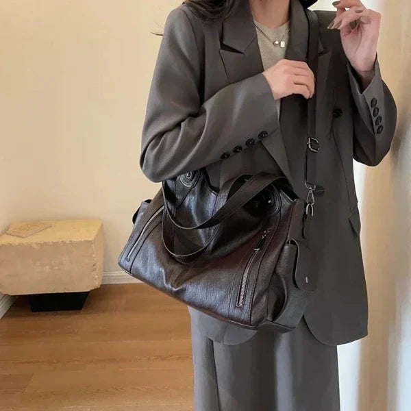 Rae | Classic Leather Handbag
