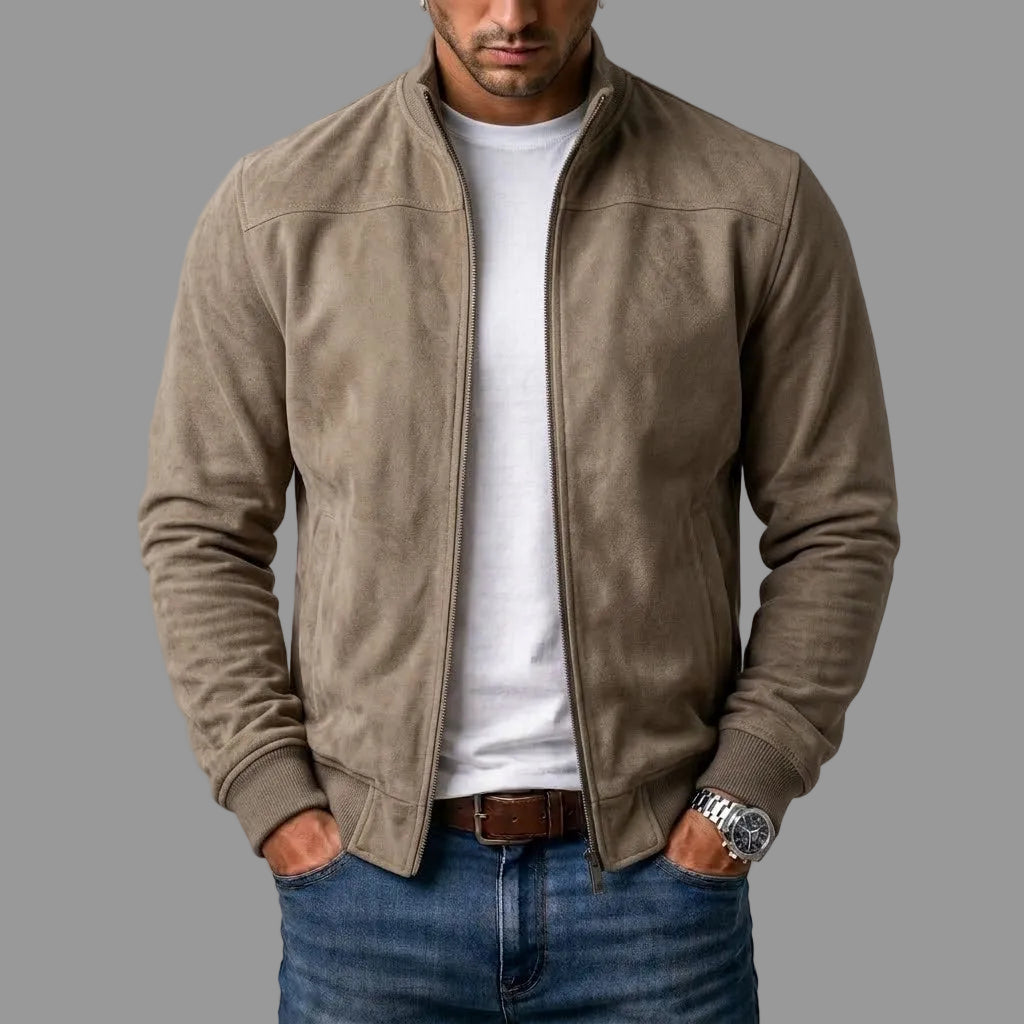 Matthew | Suede Zip-Up Jacket