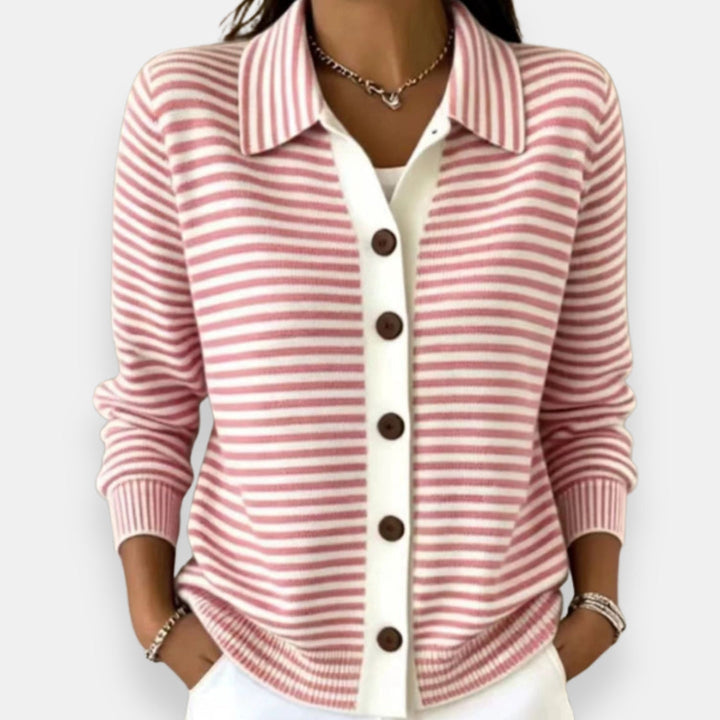 Rachel | Classic Striped Cardigan