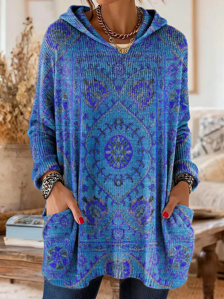 Aimee | Cozy Hooded Knit Sweater
