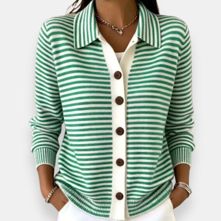 Rachel | Classic Striped Cardigan