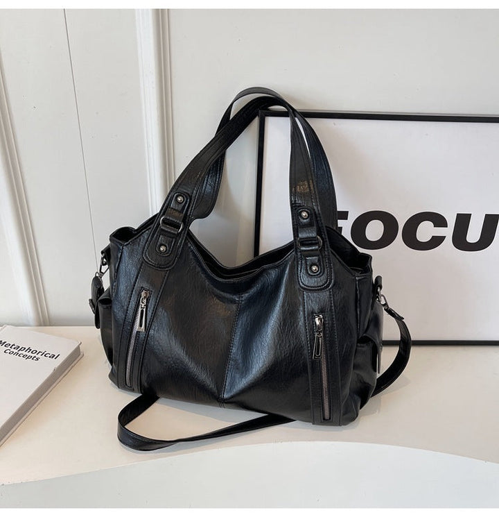 Rae | Classic Leather Handbag