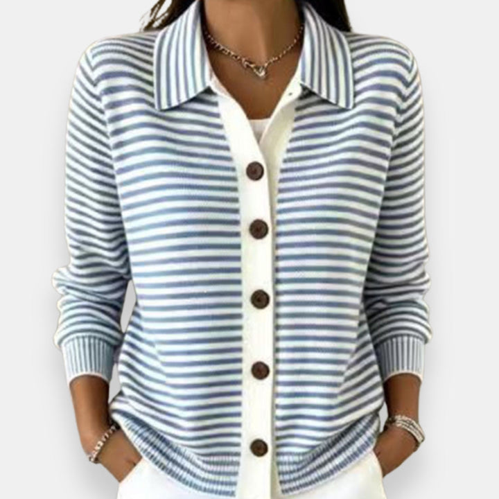 Rachel | Classic Striped Cardigan