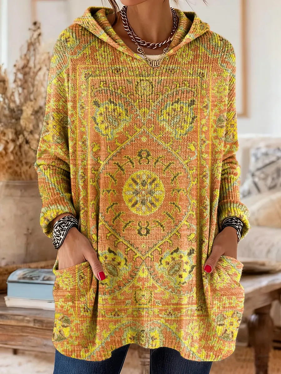 Aimee | Cozy Hooded Knit Sweater