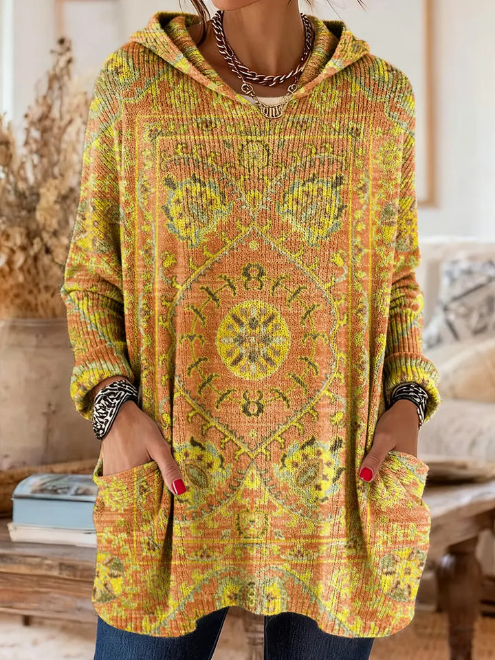Aimee | Cozy Hooded Knit Sweater