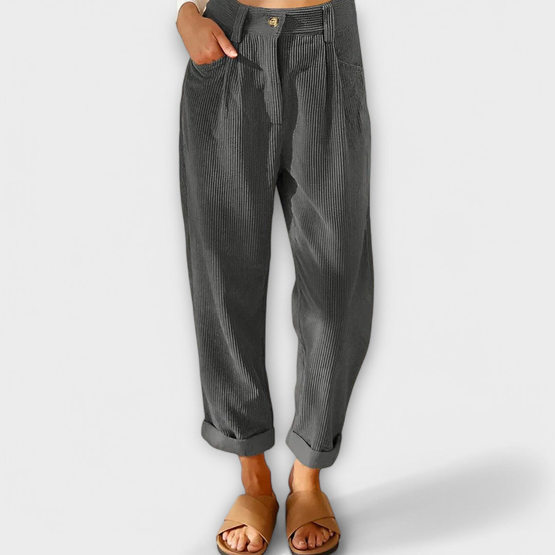 Jana | Modern Corduroy Trousers