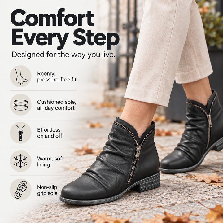 Olivia | Comfortable Ankle Boots