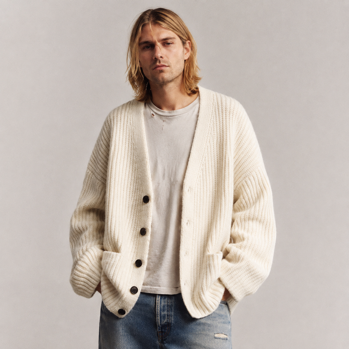 Adam | Relaxed V-Neck Cardigan