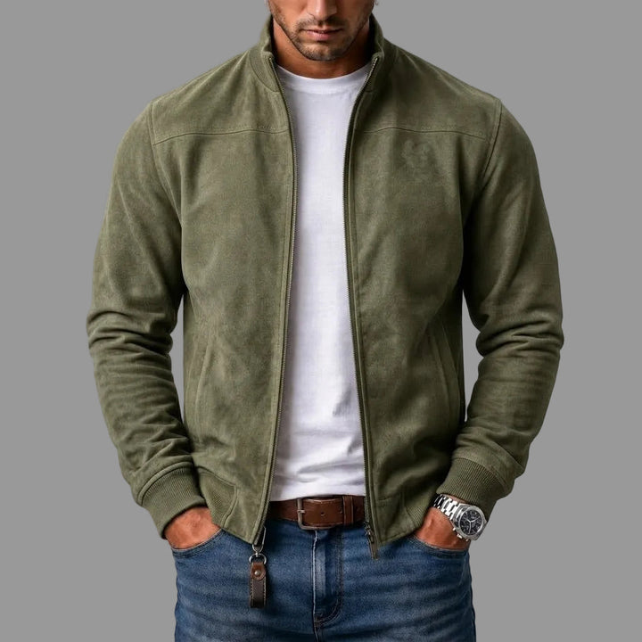 Matthew | Suede Zip-Up Jacket
