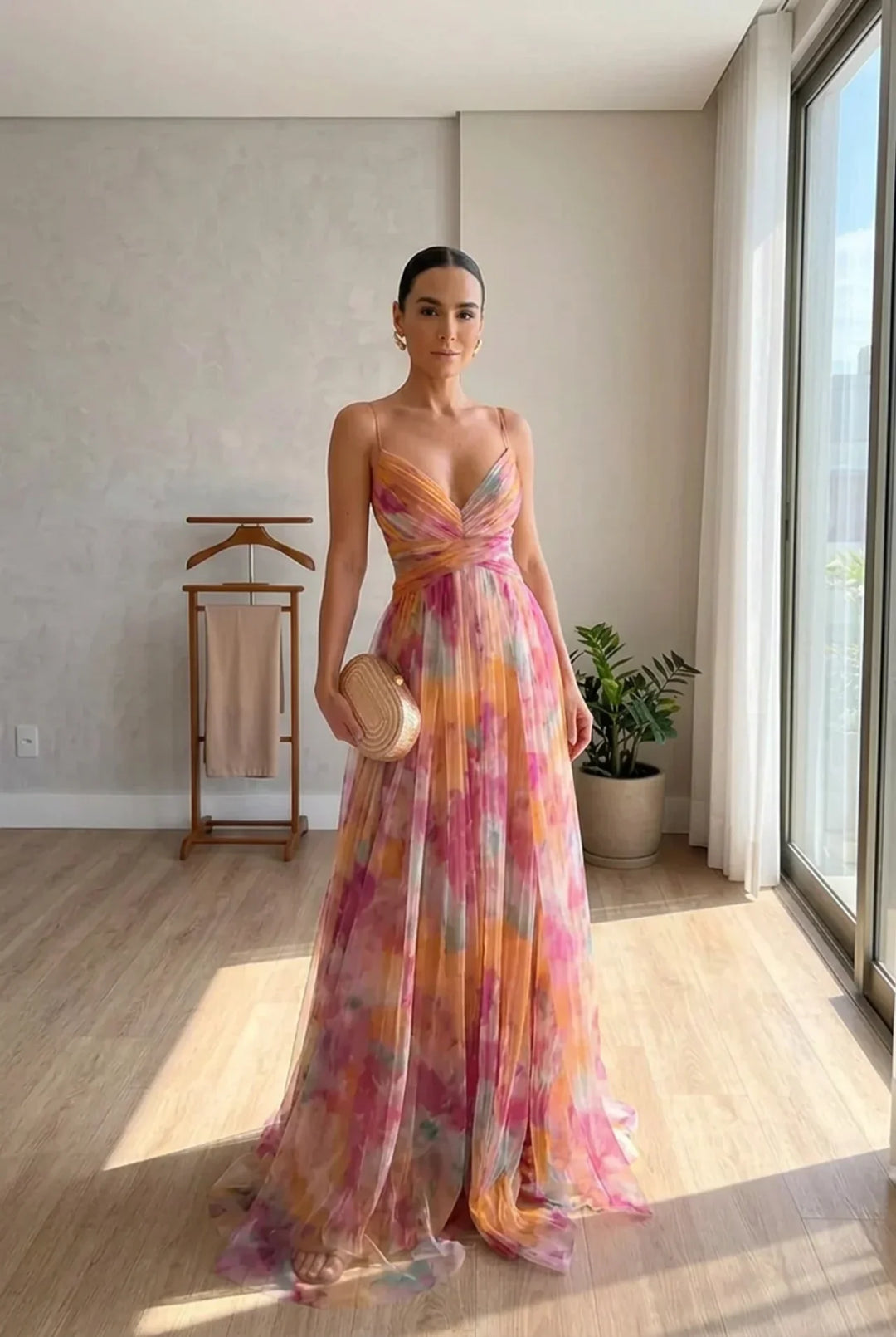 Millie | Elegant Floral Maxi Dress