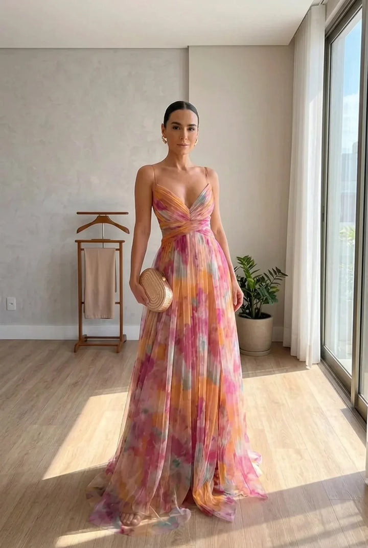 Millie | Elegant Floral Maxi Dress