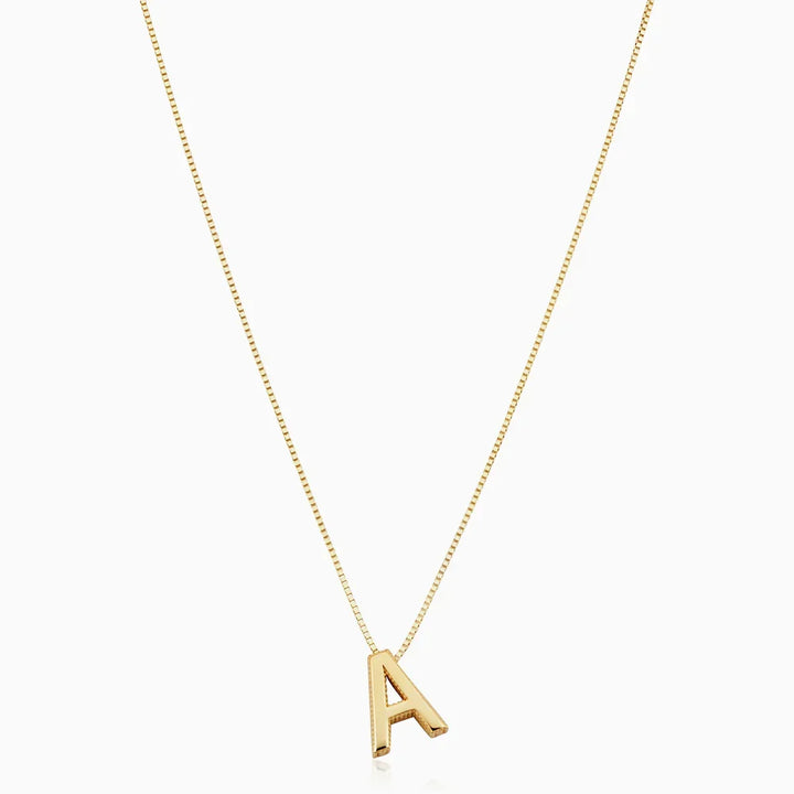 Initial Letter Love Necklace