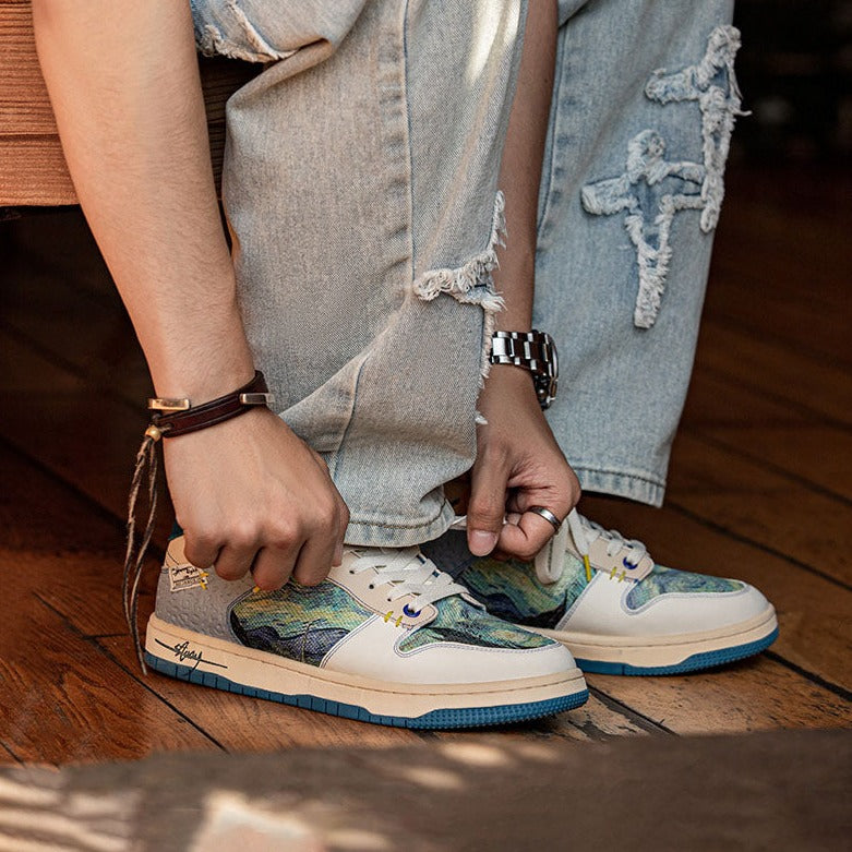 Van Gogh | Starry Night Inspired Sneakers