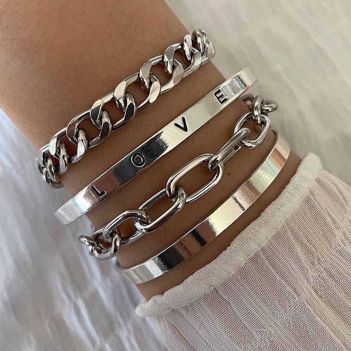 Elan Mercer Bracelet in White Gold