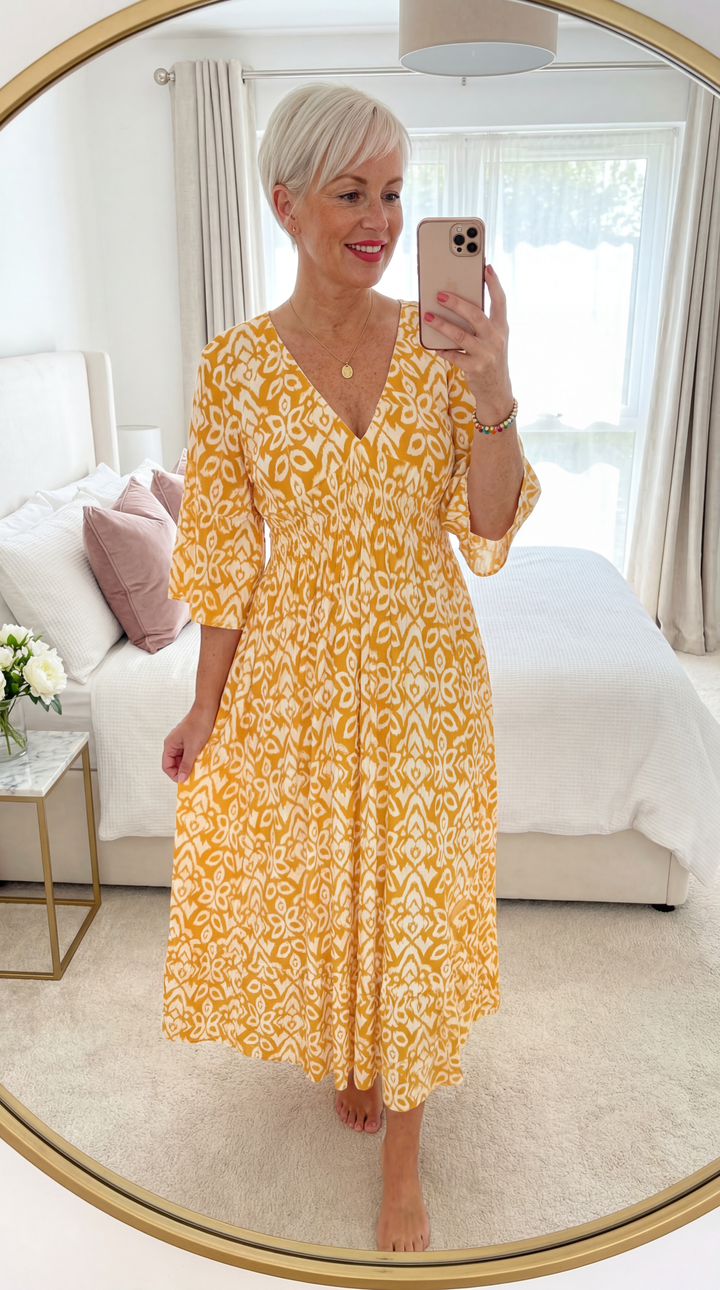 Zara | Casual Bohemian Midi Dress