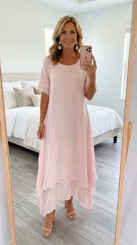 Rose | Flowing Tiered Maxi Dress