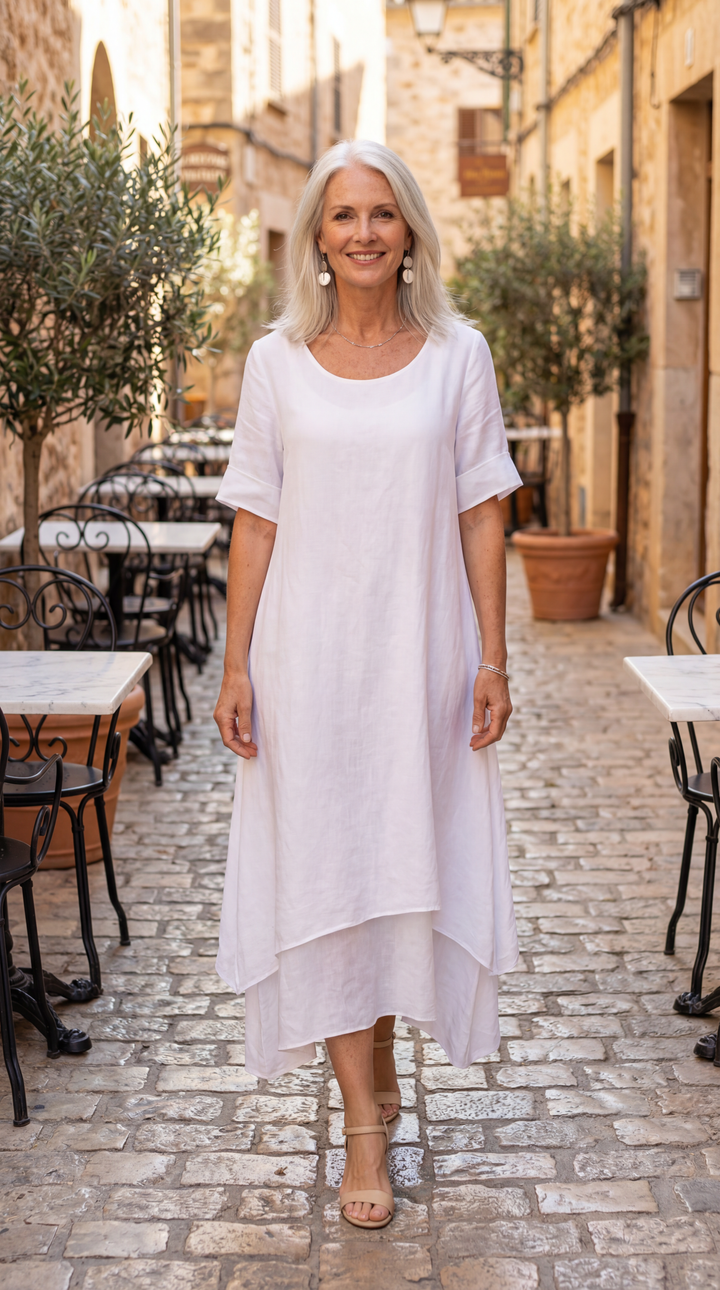 Rose | Flowing Tiered Maxi Dress