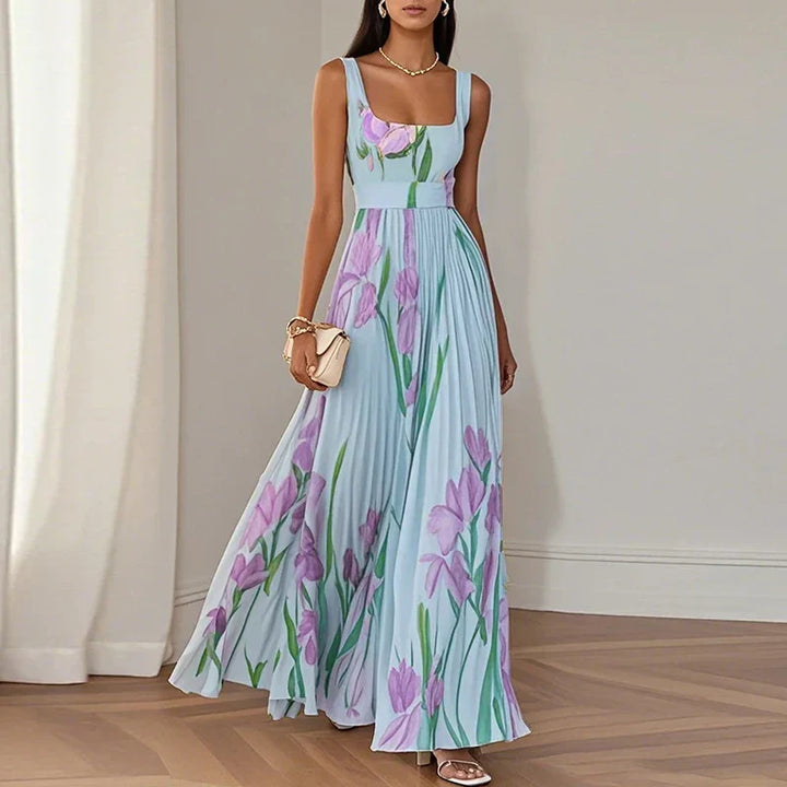 Clara | Elegant Floral Long Dress