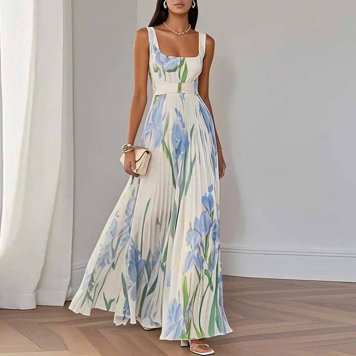 Clara | Elegant Floral Long Dress