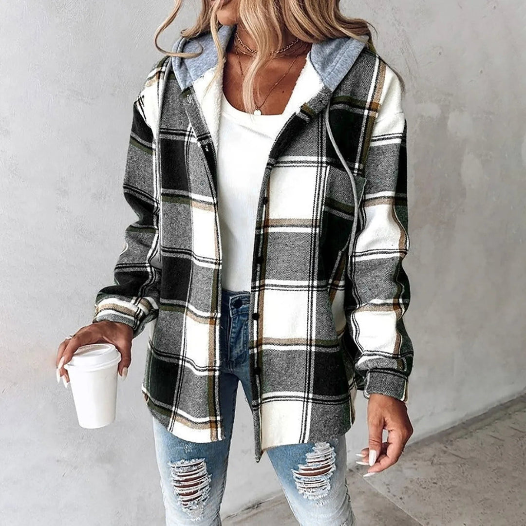 Deborah | Hooded Lined Overshirt