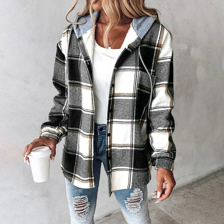 Deborah | Hooded Lined Overshirt