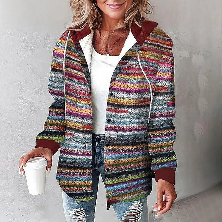 Deborah | Hooded Lined Overshirt
