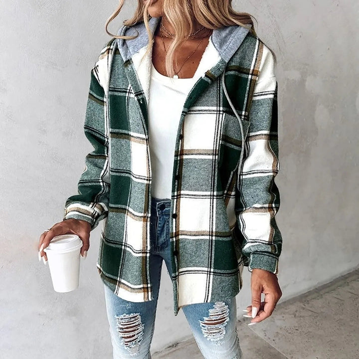 Deborah | Hooded Lined Overshirt
