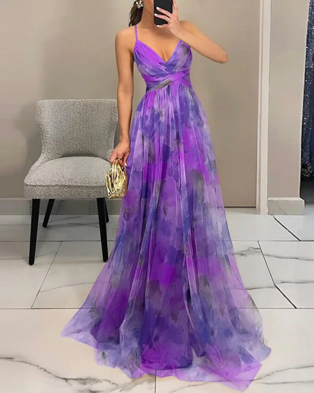 Millie | Elegant Floral Maxi Dress