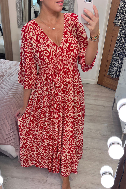Zara | Casual Bohemian Midi Dress