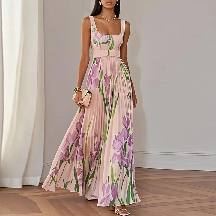 Clara | Elegant Floral Long Dress