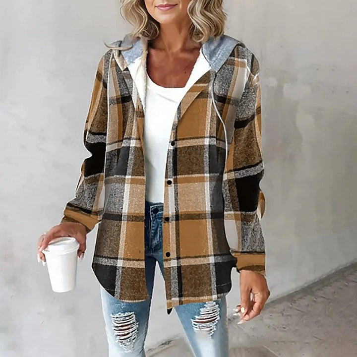 Deborah | Hooded Lined Overshirt