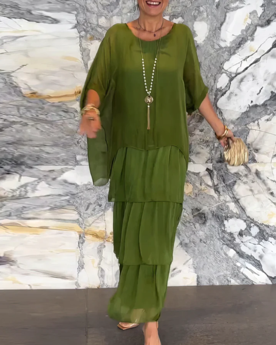 Mila | Elegant Flowing Maxi Dress